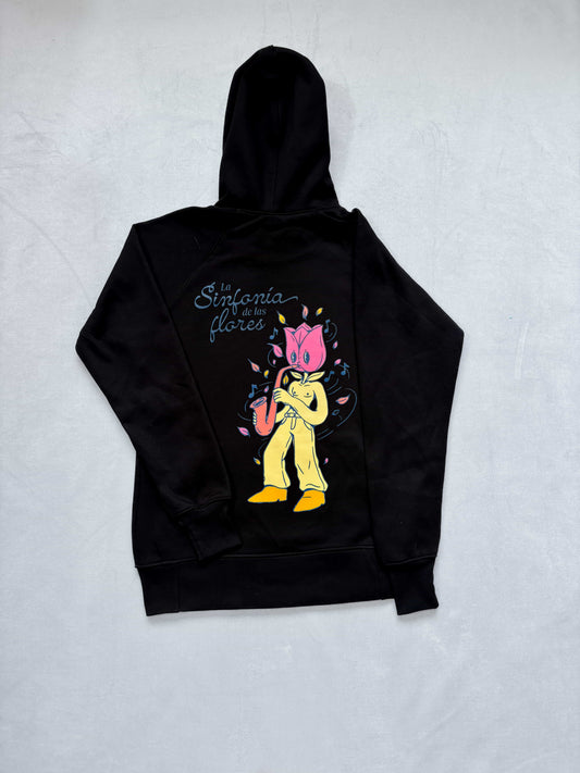 Hoodie tulipán saxofón